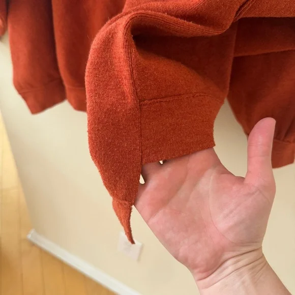 Free People Uptown Pullover Sweat in Salsa Bravo Size Small - Picture 8 of 12